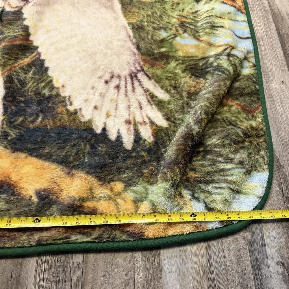 American Heritage Royal Plush Raschel Throw Blanket Soft 43
